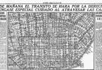 diario la nacion 09-06-1945 cambio de sentido de circulacion del transito