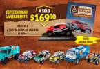 los vehiculos del dakar en miniatura