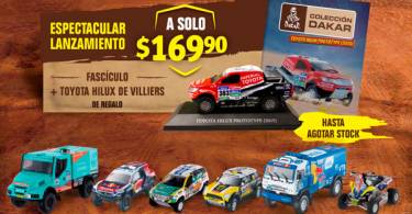 los vehiculos del dakar en miniatura